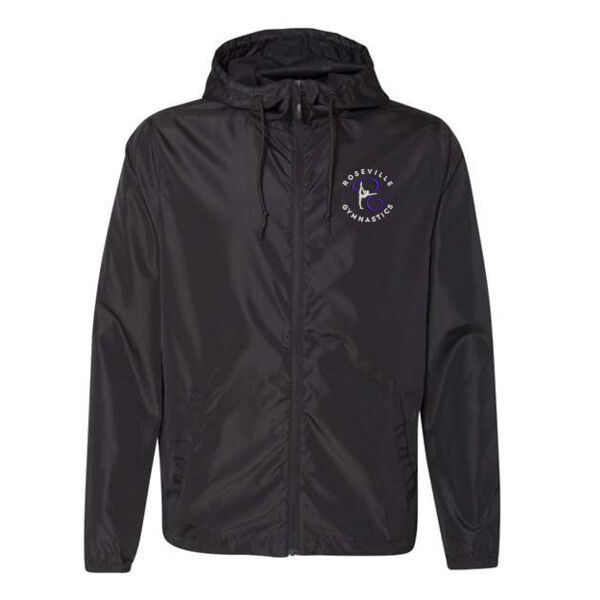 Unisex Lightweight Windbreaker Full-Zip Jacket - Embroidered Logo Thumbnail