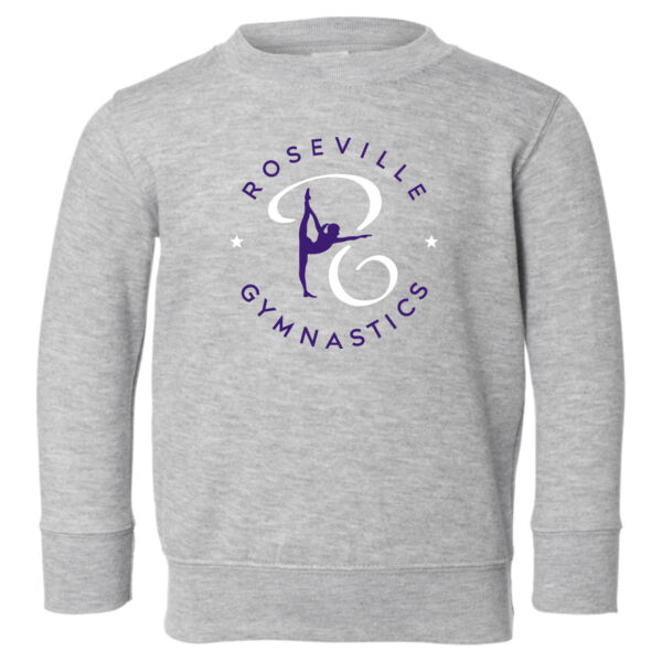 Rabbit Skins - Toddler Fleece Crewneck Sweatshirt - Printed Logo Thumbnail