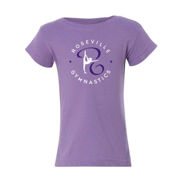 Rabbit Skins - Toddler Girls Fine Jersey Tee - Printed Logo Thumbnail