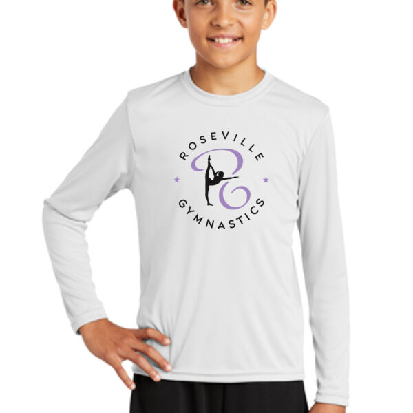 Sport-Tek® Youth Long Sleeve PosiCharge® Competitor™ Tee - Printed Logo ** Add Name for $5! ** Thumbnail