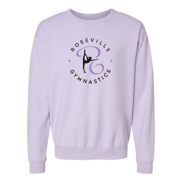 ComfortWash by Hanes - Garment-Dyed Unisex Crewneck Sweatshirt  - Printed Logo ** Add Name for $5! ** Thumbnail