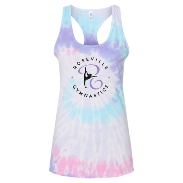 Colortone - Tie-Dyed Racerback Tank Top - Printed Logo Thumbnail