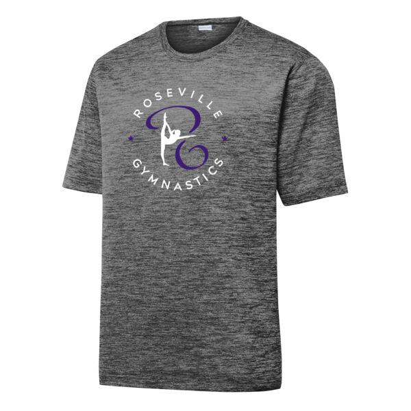 Sport-Tek® PosiCharge® Electric Heather Tee - Printed Logo Thumbnail