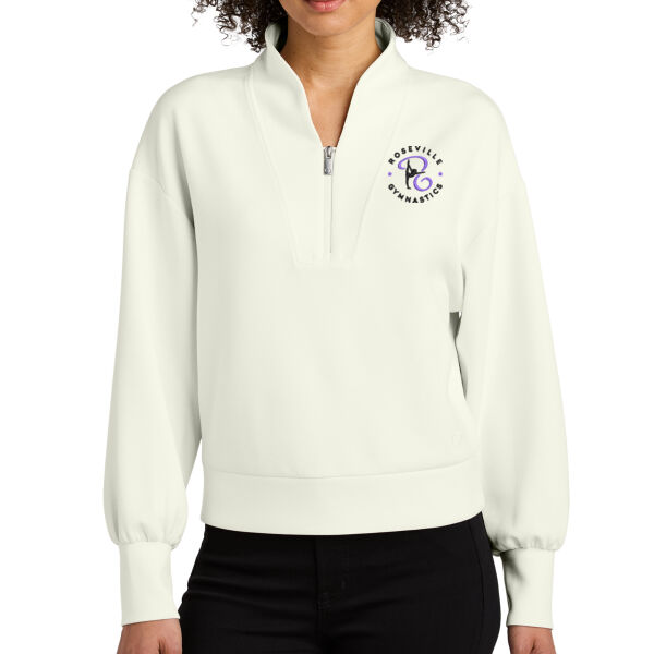 OGIO® Women’s Transcend 1/4-Zip - Embroidered Logo Thumbnail