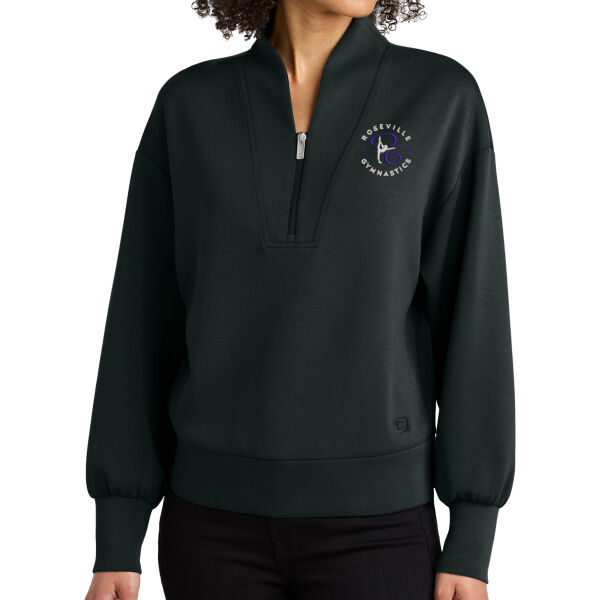 OGIO® Women’s Transcend 1/4-Zip - Embroidered Logo Thumbnail
