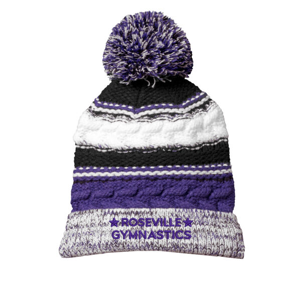 Sport-Tek® Pom Pom Team Beanie - Embroidered Logo Thumbnail