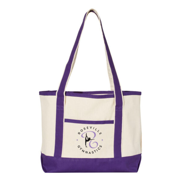 Q-Tees - 20L Small Deluxe Tote - Printed Logo Thumbnail