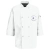 Button Chef Coat with Thermometer Pocket Thumbnail