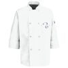 Button Chef Coat with Thermometer Pocket Thumbnail